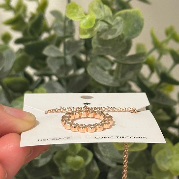 Kate Spade Circle Rose Gold Necklace - Picture 6 of 7